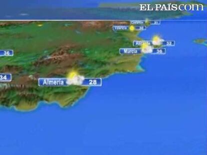 Tiempo para mañana día 3 de julio
