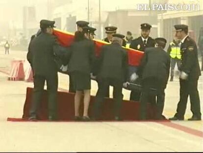 El cuerpo de la subinspectora de policía será trasladado a Zaragoza donde esta tarde se celebrará el funeral