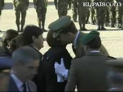 El Príncipe de Asturias ha pesidido el funeral por John Felipe Romero, el soldado de 21 años fallecido en un ataque talibán en Afganistán.La ceremonia ha comenzado a las diez de la mañana en el cuartel de El Bruc de Barcelona.