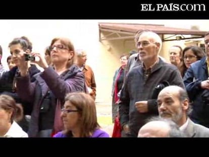 Broche final al encierro simbólico de apoyo al juez Garzón