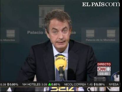 Pide que Batasuna condene la violencia y que ETA deje definitivamente las armas. Lo mejor del comunicado de ETA, que todos los partidos han reaccionado unánimemente.