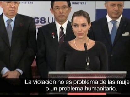 Angelina Jolie: “La violencia sexual es un problema global”