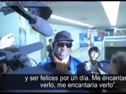 Dennis Rodman se disculpa tras su viaje a Corea del Norte