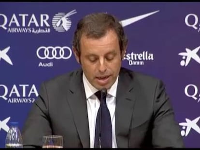 Rosell dimite como presidente del Barça