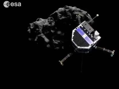 La sonda ‘Philae’ hizo tres aterrizajes en el cometa al rebotar dos veces
