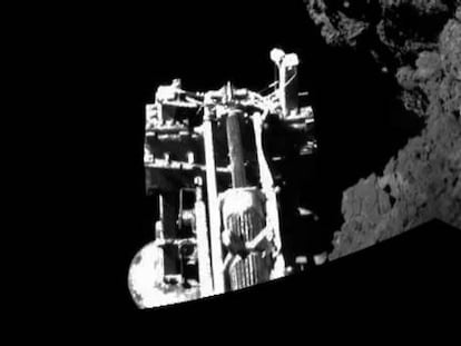 La sonda ‘Philae’ agota sus baterías, pero ha enviado los datos científicos.