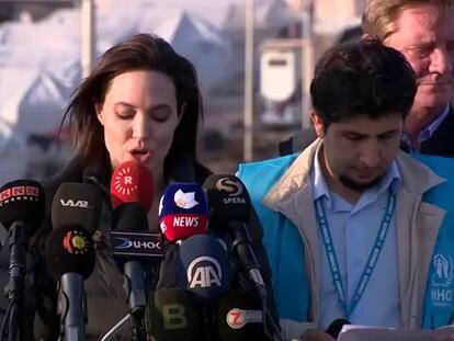 Angelina Jolie denuncia la falta de fondos para los refugiados en Irak