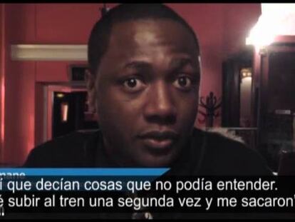 La víctima de la agresión racista del metro de París.