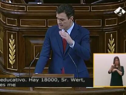 Sánchez: “En cuanto lleguemos al Gobierno derogaremos la LOMCE”
