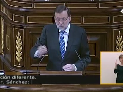 Mariano Rajoy acusa a Sánchez de no tener propuestas