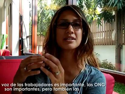 “¿Por qué no dar dinero directamente a las víctimas del tráfico de personas?”