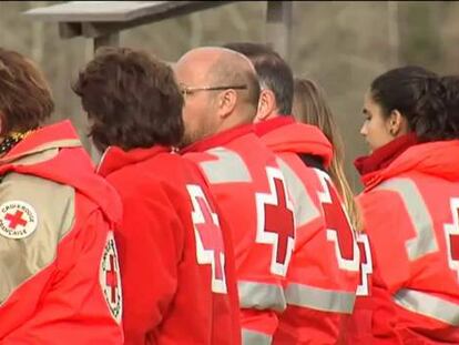 Equipos españoles asisten a las familias de las víctimas del accidente de avión