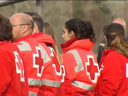 Equipos españoles asisten a las familias de las víctimas del accidente de avión