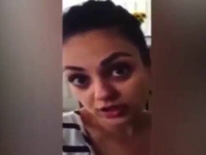 La cómica respuesta de Mila Kunis tras ser acusada de robo