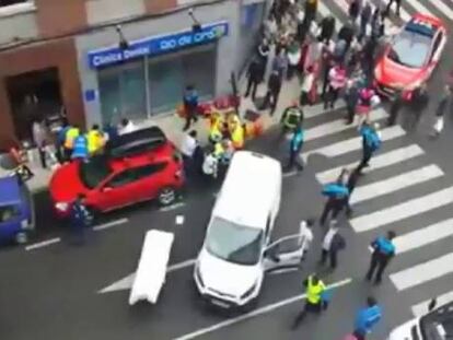 Tres peatones mueren atropellados en Gijón