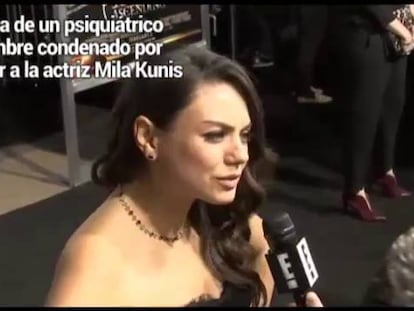 El acosador de Mila Kunis se fuga de un centro de salud mental