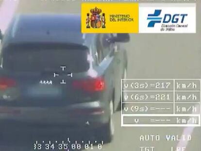 Detenido por conducir a 227 km/h en la A-1