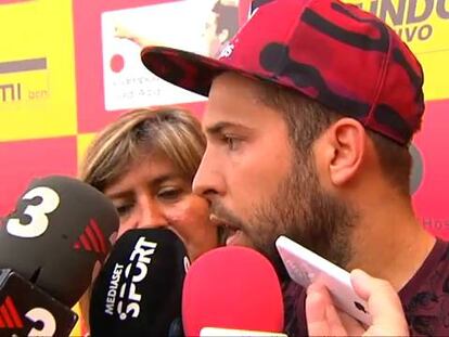Jordi Alba: “Al Barça, a Casillas se l’hauria acomiadat d’una altra manera”