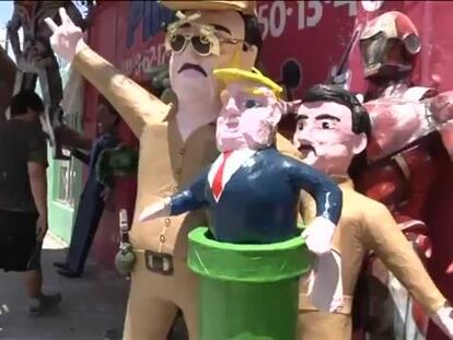 El Chapo aparece convertido en piñata