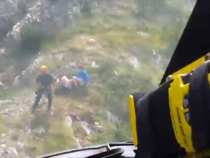 El rescate de los niños y el abuelo desaparecidos en el Pirineo