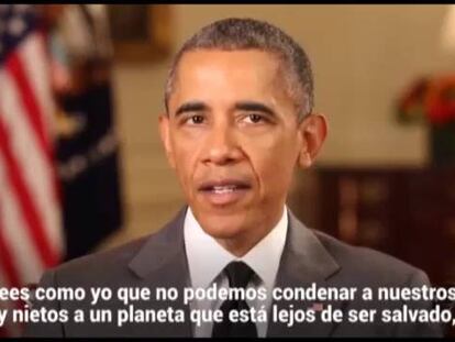 Obama adelanta en un vídeo su plan definitivo contra las emisiones