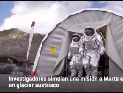 En Marte cavando zanjas