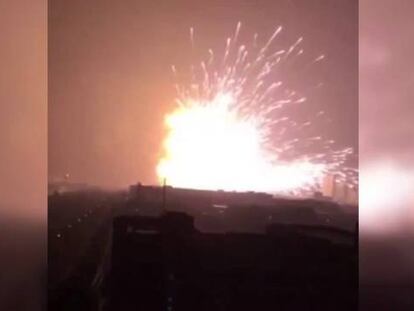Brutal explosión en la ciudad china de Tianjin