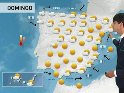 Remiten las tormentas y suben las temperaturas