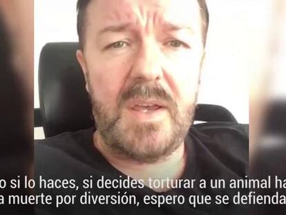 El cómico británico Ricky Gervais arremete contra la tauromaquia
