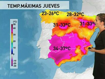 El día más caluroso de la semana