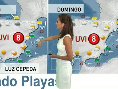 Mal día de playa en el norte