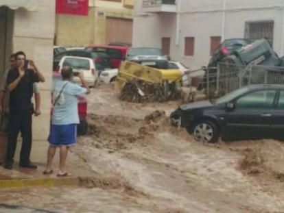 Así se han vivido las inundaciones en Adra