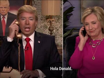 La llamada de teléfono entre Hillary Clinton y... ¿Donald Trump?
