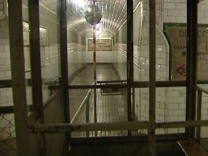 Viaje al pasado por una estación fantasma del metro de Madrid