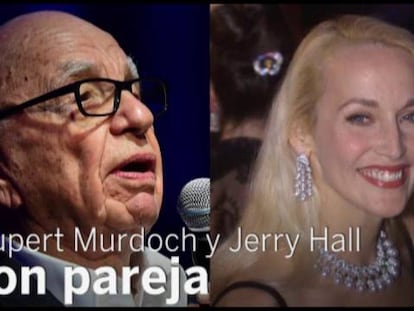 Rupert Murdoch y Jerry Hall, nueva pareja