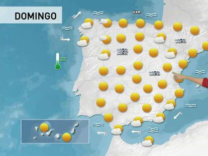 Soleado y nieblas densas en el valle de Duero