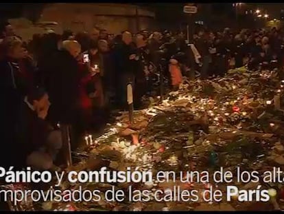La confusión en París provoca escenas de pánico en las calles