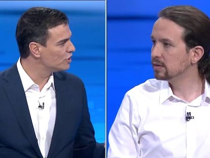 La autodeterminación enfrenta a Pedro Sánchez y a Pablo Iglesias