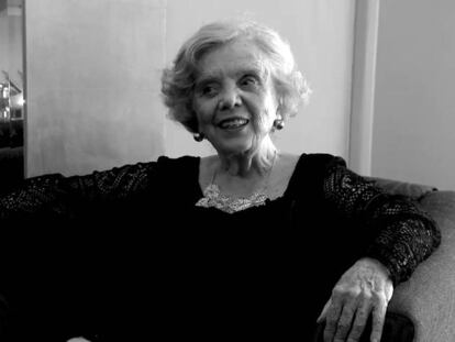 La escritora Elena Poniatowska, en Guadalajara.