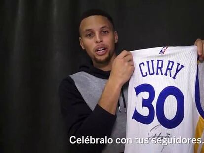 Stephen Curry felicita a Messi por lograr 30 millones en Instagram