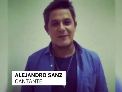 Alejandro Sanz aplaude a los venezolanos