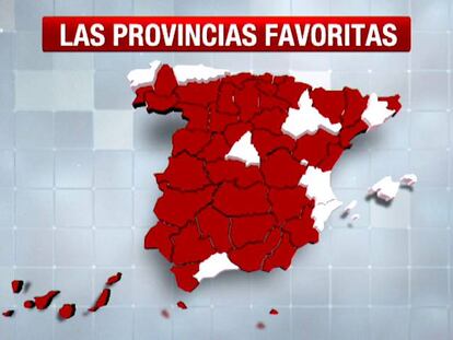 Las provincias donde no va nadie