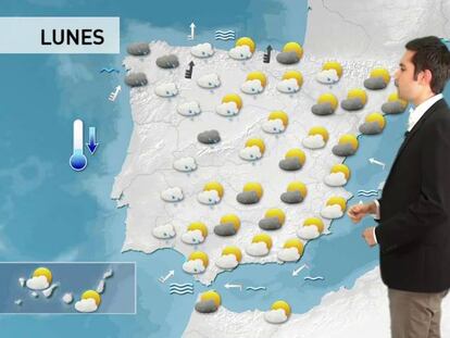 Lluvias, viento y fresco en el oeste