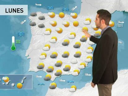 Lluvias con tendencia a remitir