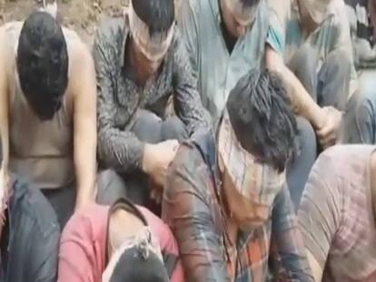 Un vídeo muestra a los supuestos secuestradores de Arcelia