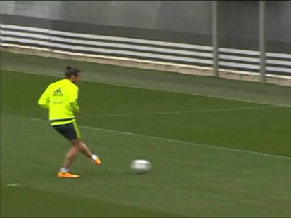 Así se entrena Bale para mejorar la puntería