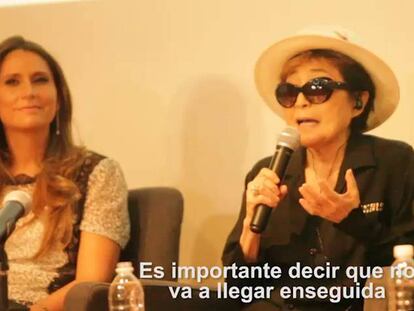 Yoko Ono toma la Ciudad de México
