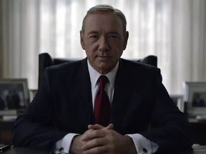 Fotograma del tráiler de la serie House of Cards.