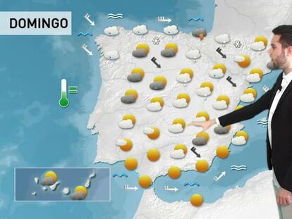 Lluvias en el norte, sol en el sur