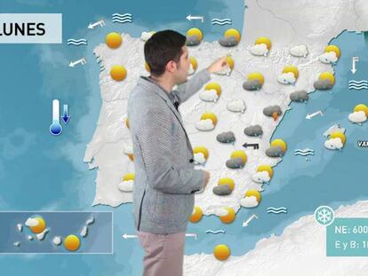Lluvias y frío en el este
